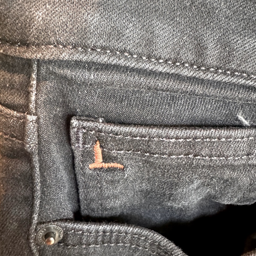Lafayette 148 New York Mercer Kick-Flare Jeans in Washed Charcoal - Picture 5 of 5